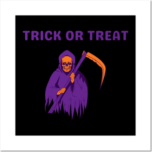 Spooky Trick or Treat Halloween Apparel Posters and Art